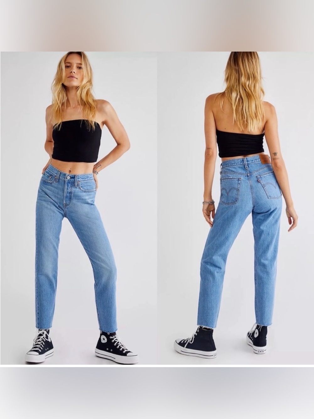Levi’s Premium Wedgie Icon Fit Ankle Jeans in Athens No Way Size 28 Like New